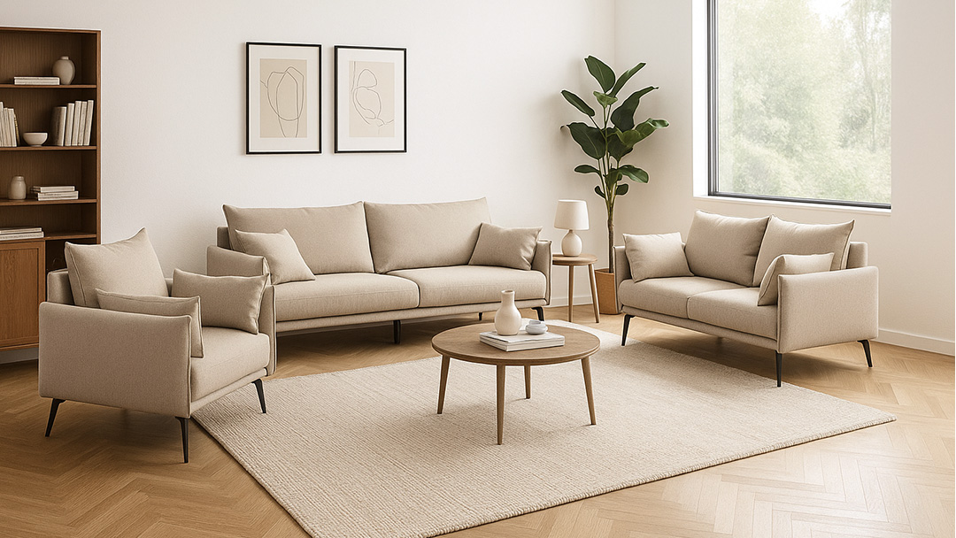 Collection canapés 3 places, 3 places et fauteuil Liv